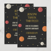 Moderner Kindergeburtstag Einladung (Vorne/Hinten)