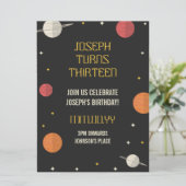 Moderner Kindergeburtstag Einladung (Stehend Vorderseite)