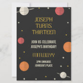 Moderner Kindergeburtstag Einladung (Vorderseite)