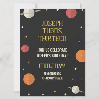 Moderner Kindergeburtstag Einladung