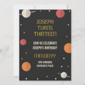 Moderner Kindergeburtstag Einladung (Rückseite)