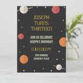 Moderner Kindergeburtstag Einladung (Stehend Vorderseite)