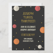 Moderner Kindergeburtstag Einladung (Vorderseite)