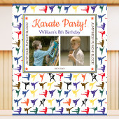 Moderner Kindergeburtstag für Kampfkunst Hintergru Wandteppich