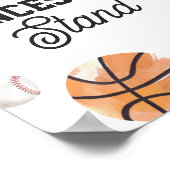 Moderner Kindergeburtstag Konzessionsstand Poster (Ecke)