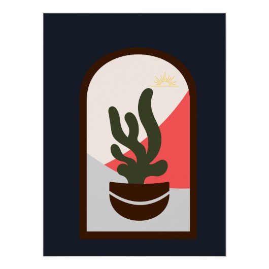 Moderner Klassiker Boho Poster (Vorderseite)