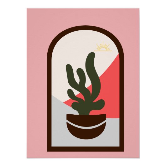 Moderner Klassiker Boho Poster (Vorderseite)