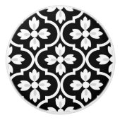 Moderner Klassiker Spanisch Mittelmeer schwarz, we Keramikknauf (Vorderseite)