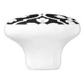 Moderner Klassiker Spanisch Mittelmeer schwarz, we Keramikknauf (Seitenansicht)