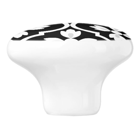 Moderner Klassiker Spanisch Mittelmeer schwarz, we Keramikknauf (Seitenansicht)