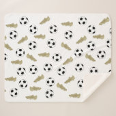 Moderner klassischer Fußball reinigt Ball Football Sherpadecke (Vorderseite (Horizontal))