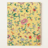 Moderner Klassischer GelbChinoiserie Planer (Rückseite)