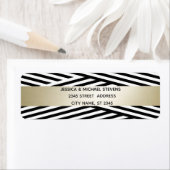 Moderner, klassischer, geometrischer schwarz-weiße (Insitu)