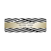 Moderner, klassischer, geometrischer schwarz-weiße (Vorne)