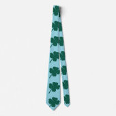 Moderner Klee St. Patricks Tag Krawatte (Vorderseite)