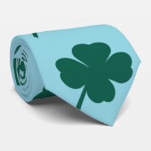 Moderner Klee St. Patricks Tag Krawatte (Gerollt)