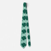 Moderner Klee St. Patricks Tag Krawatte (Vorderseite)