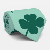 Moderner Klee St. Patricks Tag Krawatte (Gerollt)
