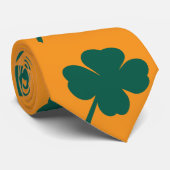 Moderner Kleeblatt St. Patricks Tag  Krawatte (Gerollt)