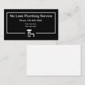 Moderner Klempner-Service Visitenkarte (Vorne/Hinten)