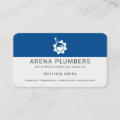 Moderner Klempnerdienst für Unternehmer Visitenkarte (Vorderseite)