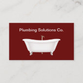 Moderner Klempnerdienst Visitenkarte (Vorderseite)