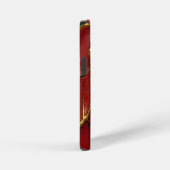 Moderner, knackiger, goldroter Stylist iPhone Hülle (Rechte Seite)