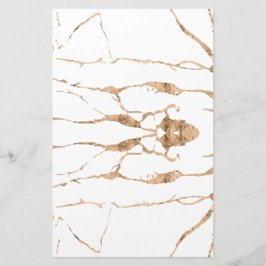 Moderner, knackiger, weißer Stylist Beruflich Briefpapier (Rückseite)