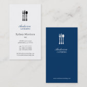 Moderner Koch/Catering/Restaurant Visitenkarte (Vorne/Hinten)