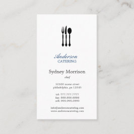 Moderner Koch/Catering/Restaurant Visitenkarte