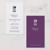 Moderner Koch/Catering/Restaurant Visitenkarte (Vorne/Hinten)