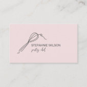 Moderner Koch für Bäckereien Catering Caterer Cupc Visitenkarte (Vorderseite)