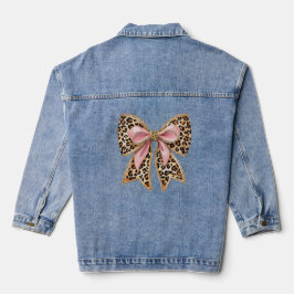 Moderner koketter Bogen  Jeansjacke