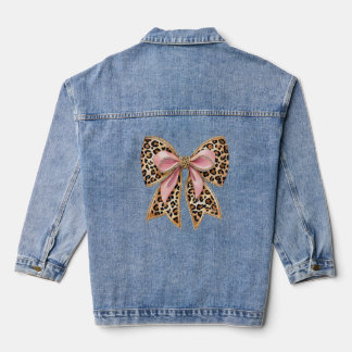 Moderner koketter Bogen  Jeansjacke
