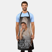 Moderner König des Fotos Küche | Name Schürze (Getragen)