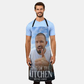 Moderner König des Fotos Küche | Name Schürze (Getragen)