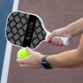 Moderner Korbweidegang minimaler Pickleball Schläger