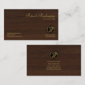 Moderner korporativer Minimalistischer feiner Visitenkarte (Vorne/Hinten)