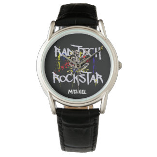 Moderner Krasser Tech Rockstar Armbanduhr