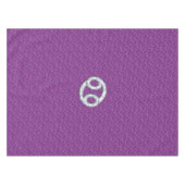 Moderner Krebs Zodiac signieren Pink Digital Camou Tischdecke (Vorderseite (Horizontal))