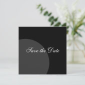 Moderner Kreis Save the Date (Stehend Vorderseite)