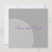 Moderner Kreis Save the Date (Vorderseite)