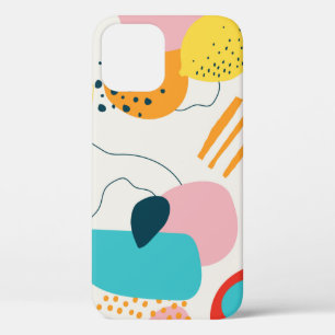 Moderner, kribbeliger Hintergrund. Trendy geometri Case-Mate iPhone Hülle