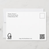 "Moderner Krieg", Tinte zeichnend Flachkarte (Rückseite)