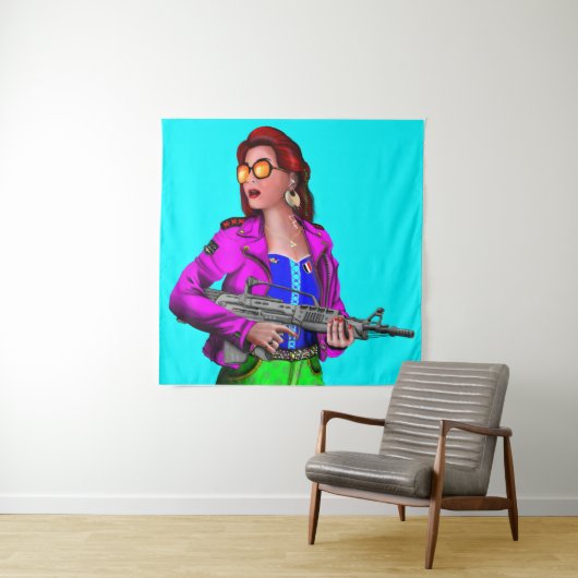 Moderner Krieg Wandteppich (Beispiel)