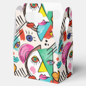 Moderner Kubismus Abstrakte Künstlerische Female F Geschenkschachtel (Geöffnet)