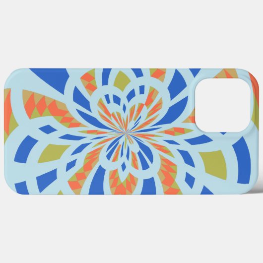 Moderner Kubismus-Hintergrund Case-Mate iPhone Hülle (Rückseite (Horizontal))