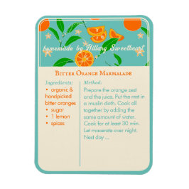 Moderner Küchenführer für Rezept Magnet