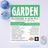 Moderner Kühne, Gartenservice, Gartenbauer Flyer (Einzeln)