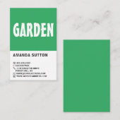 Moderner Kühne, Gärtner, Gartenbauer Visitenkarte (Vorne/Hinten)